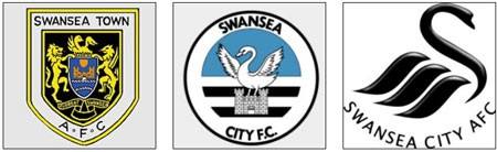 Logo Swansea qua các thời kỳ