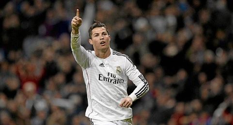 Cristiano Ronaldo là cầu thủ nổi tiếng