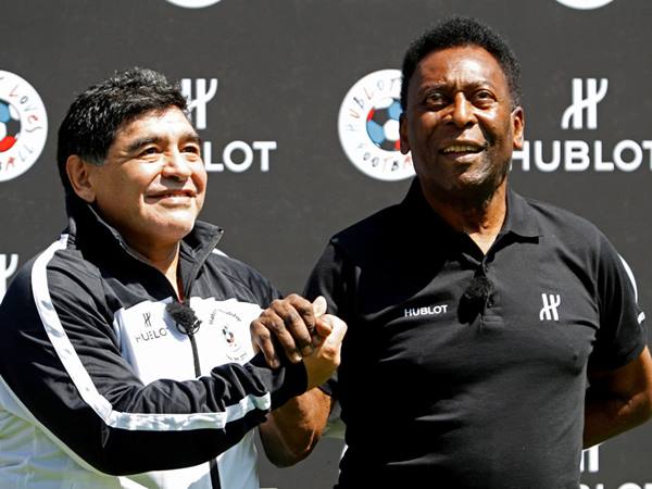 Pele và Maradona là những cầu thủ hay nhất thế giới được công nhận