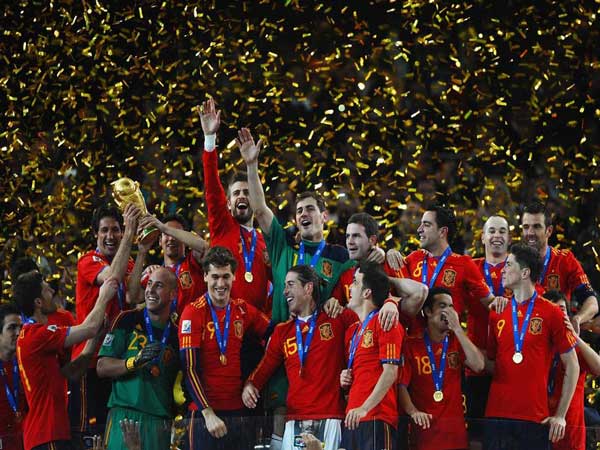 Đội hình Tây Ban Nha vô địch World Cup 2010 trong lịch sử