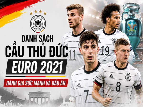 Danh sách cầu thủ Đức Euro 2021: Đánh giá sức mạnh