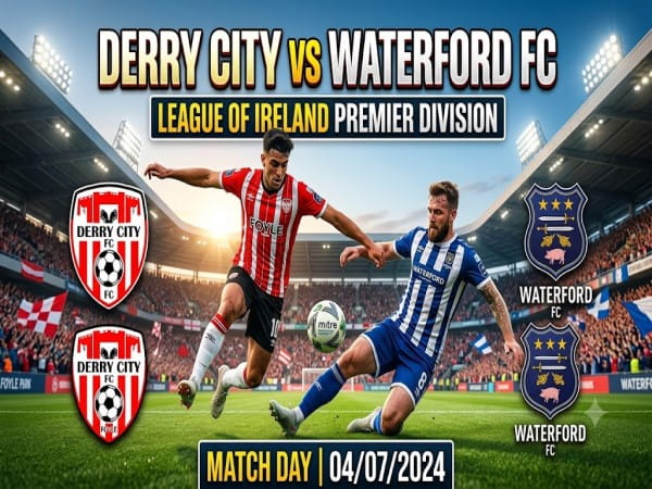 Derry City vs Waterford FC nhận định, dự đoán trước trận đêm nay