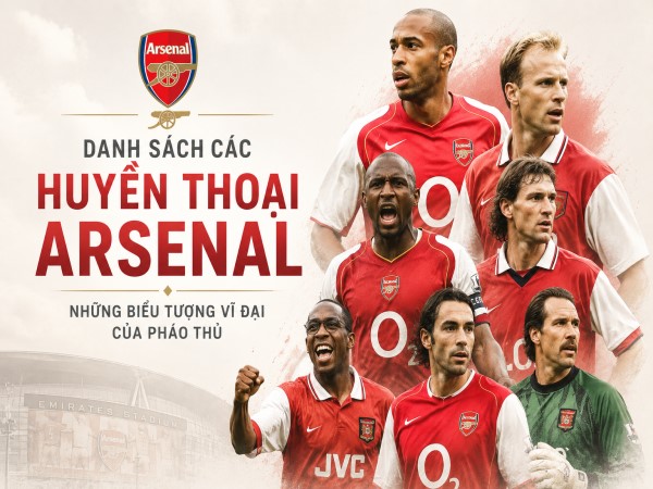 Danh sách các huyền thoại Arsenal vĩ đại nhất lịch sử CLB