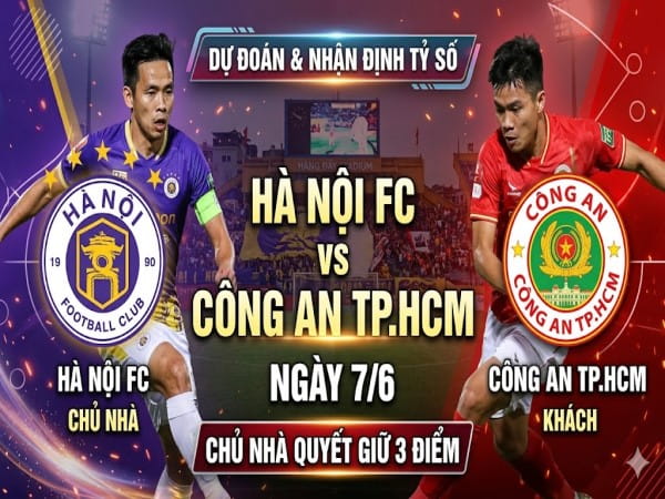 Đối đầu Hà Nội FC vs Công An TP.HCM