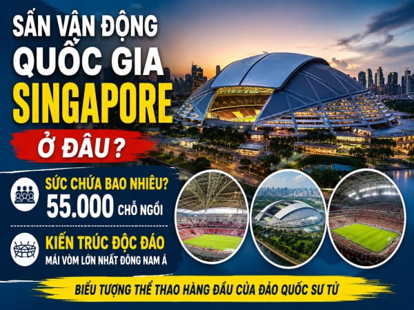 Sân vận động quốc gia Singapore ở đâu? Sức chứa, quy mô