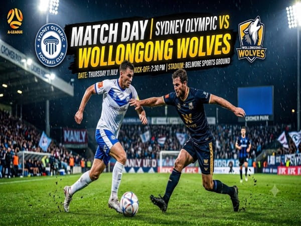 Nhận định chuyên gia Sydney Olympic vs Wollongong Wolves 14h00 hôm nay